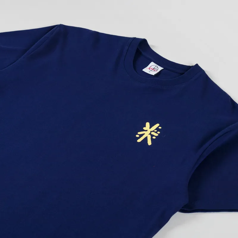 Polar Skate Co. Cosmic T Shirt Dark Blue-3