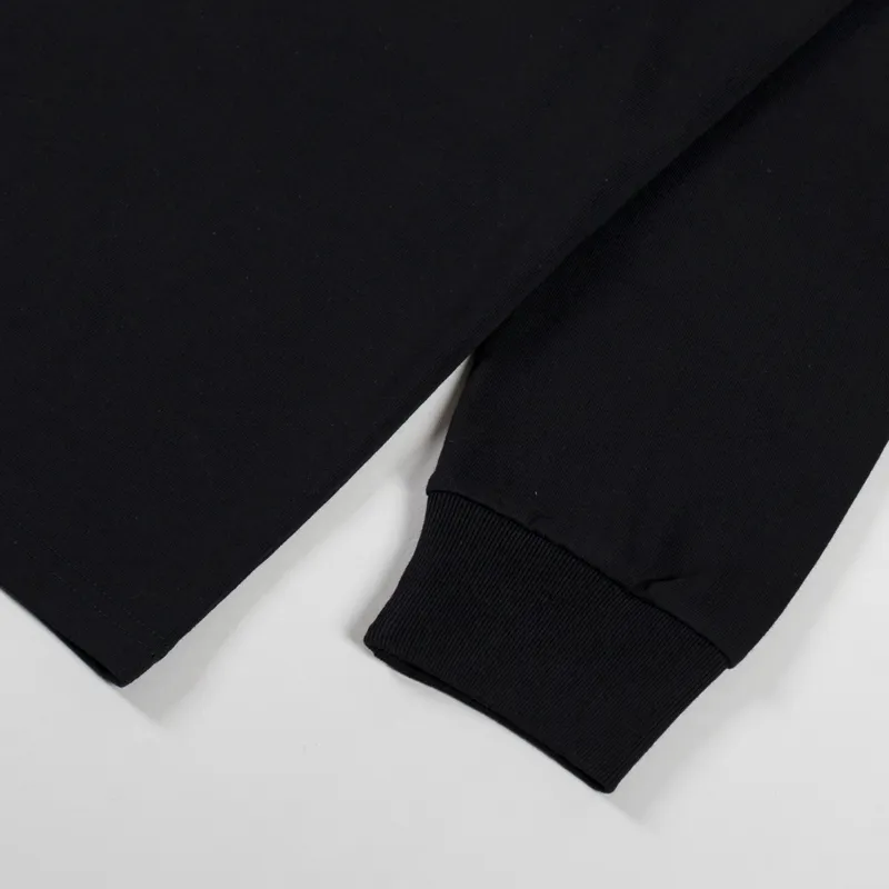 Polar Skate Co. Sad At Times Long Sleeve T Shirt Black-7