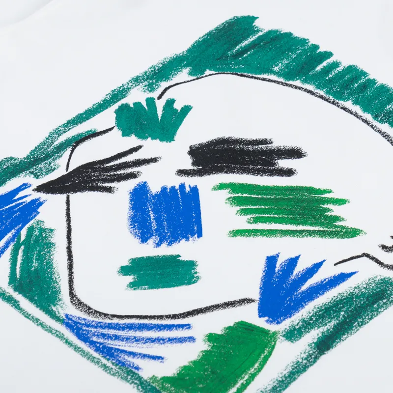 Polar Skate Co. Portrait T Shirt White-4