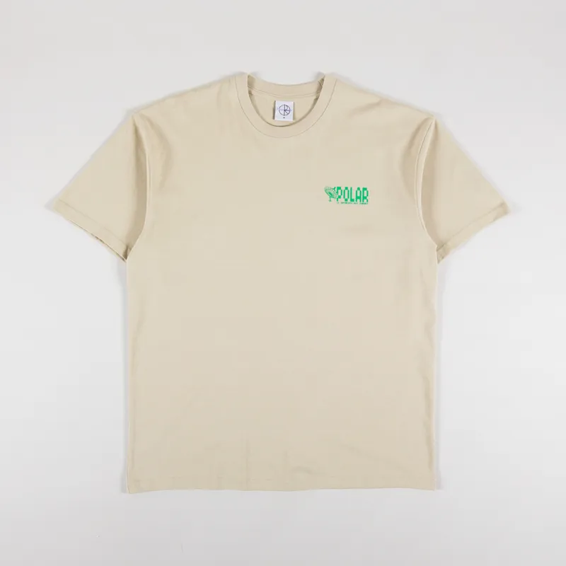 Polar Skate Co. Anyone Out There T Shirt Sand-1