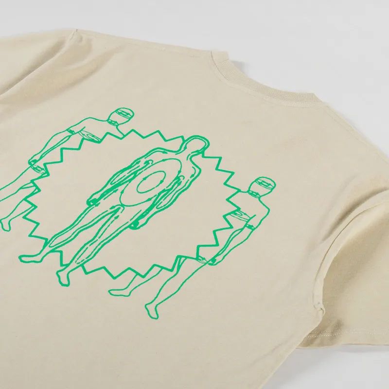 Polar Skate Co. Anyone Out There T Shirt Sand-2