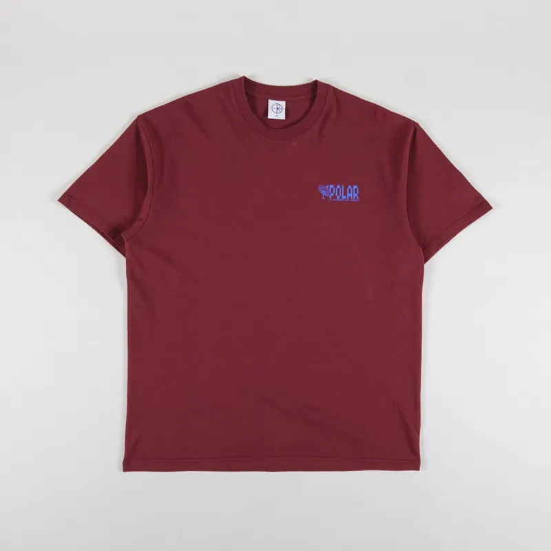 Polar Skate Co. Anyone Out There T Shirt Wine-1