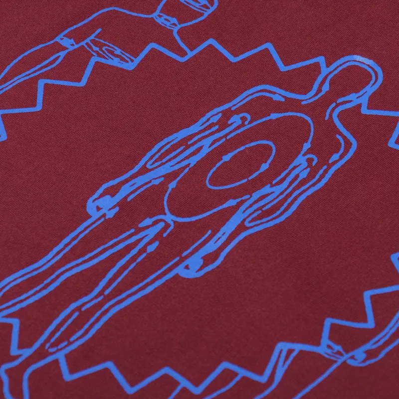 Polar Skate Co. Anyone Out There T Shirt Wine-4