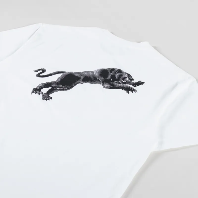 Polar Skate Co. Tape And Panther T Shirt White-2
