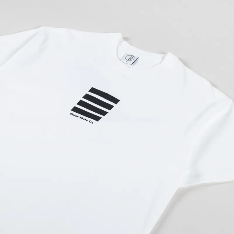 Polar Skate Co. Tape And Panther T Shirt White-3