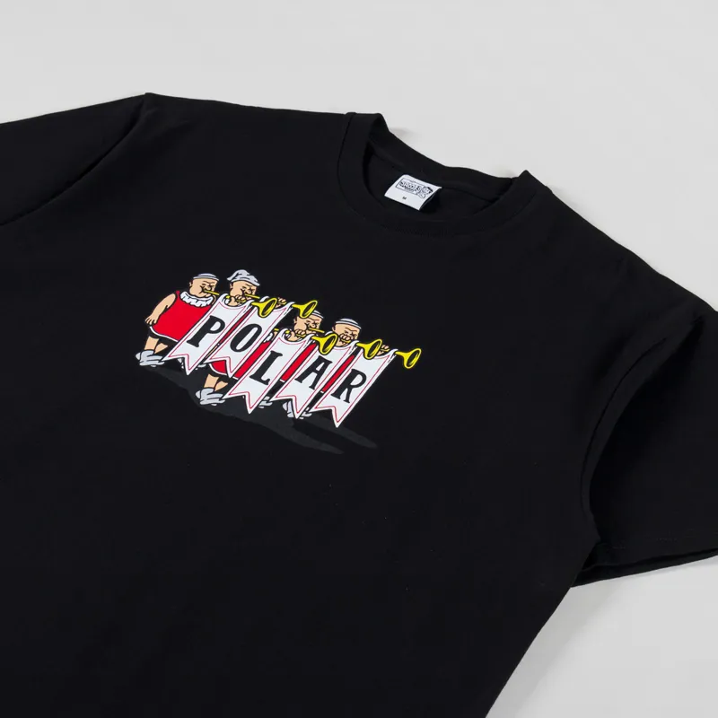 Polar Skate Co. Trumpets T Shirt Black-1