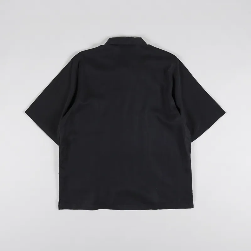 Polar Skate Co. Double P Bowling Shirt Black White-1