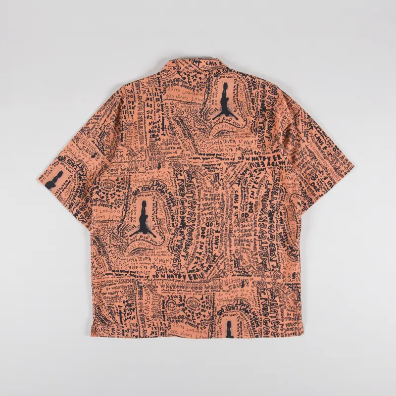 Polar Skate Co. Exist Bowling Shirt Orange-1