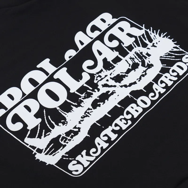 Polar Skate Co. Fields T Shirt Black-4