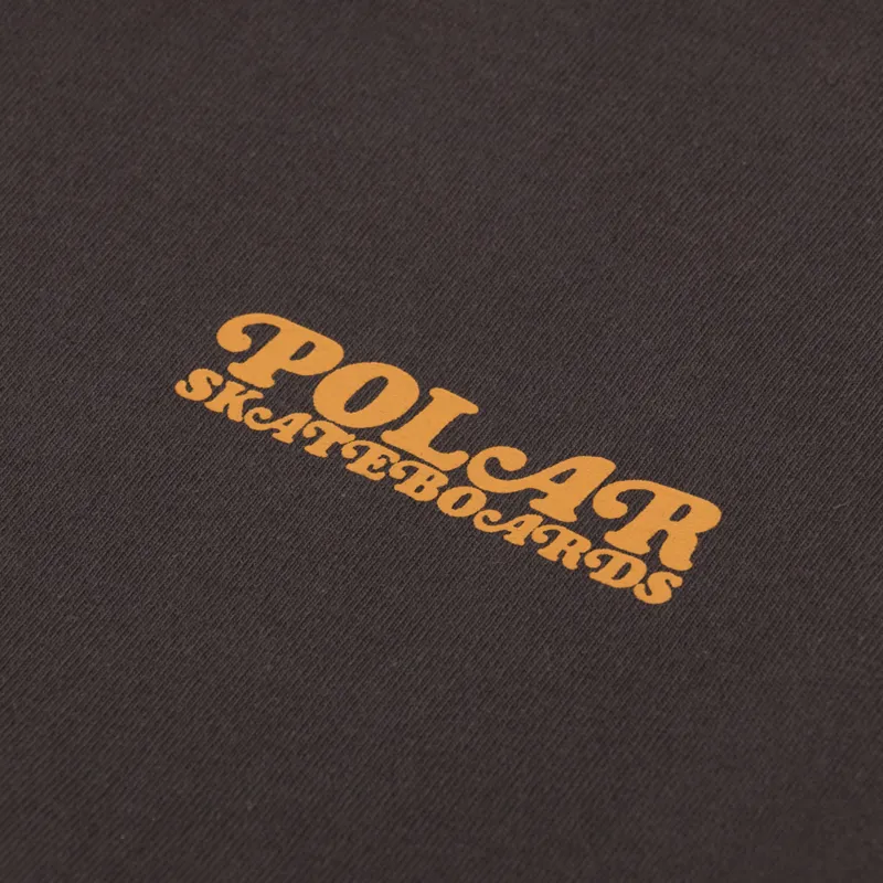 Polar Skate Co. Fields T Shirt Chocolate-5