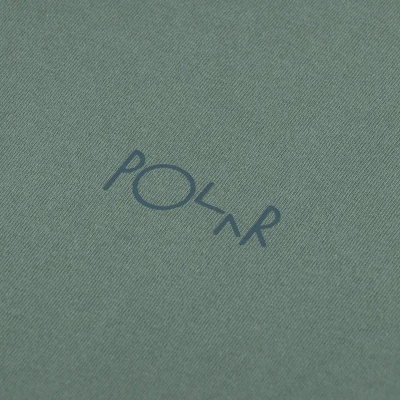 Polar Skate Co. Stroke Logo T Shirt Jade Green-5