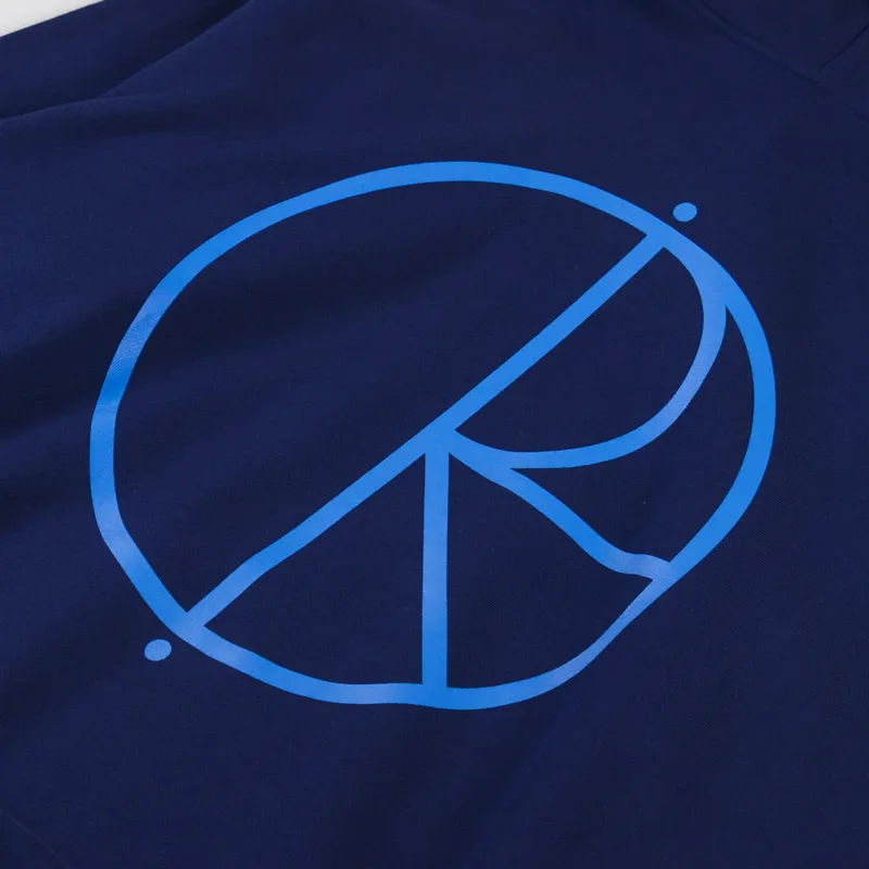 Polar Skate Co. Stroke Logo Dave Hoodie Dark Blue-4