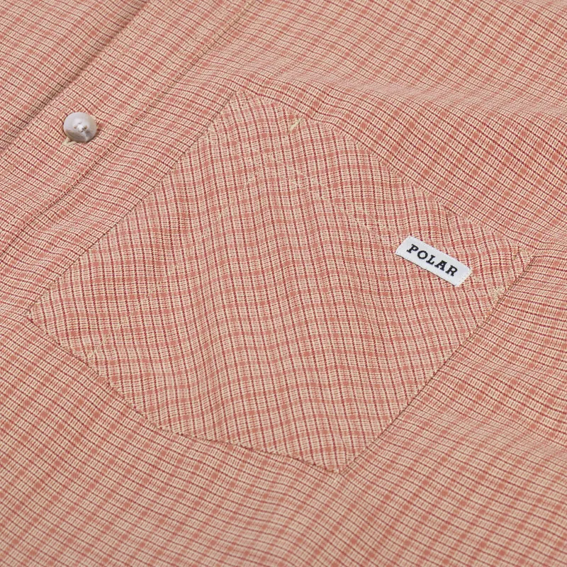Polar Skate Co. Mitchell Shirt Rust-4