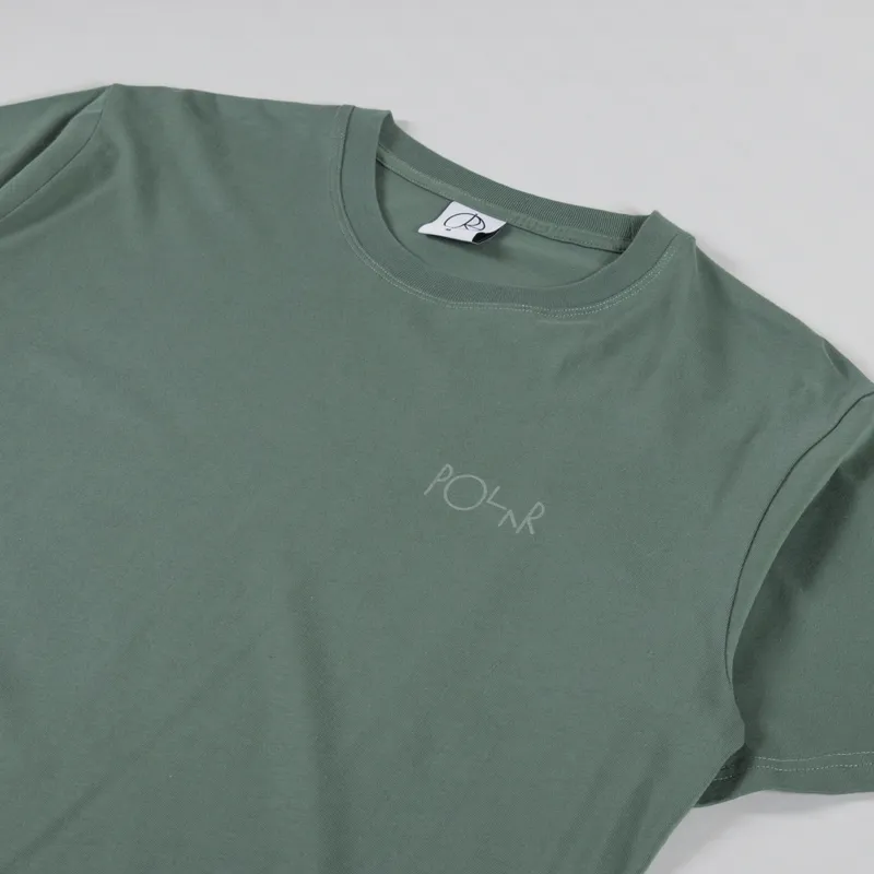 Polar Skate Co. Steve T Shirt Jade Green-1