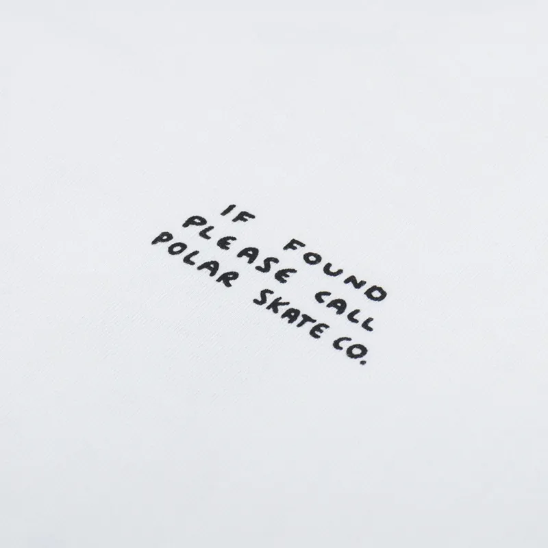 Polar Skate Co. Found T Shirt White-5