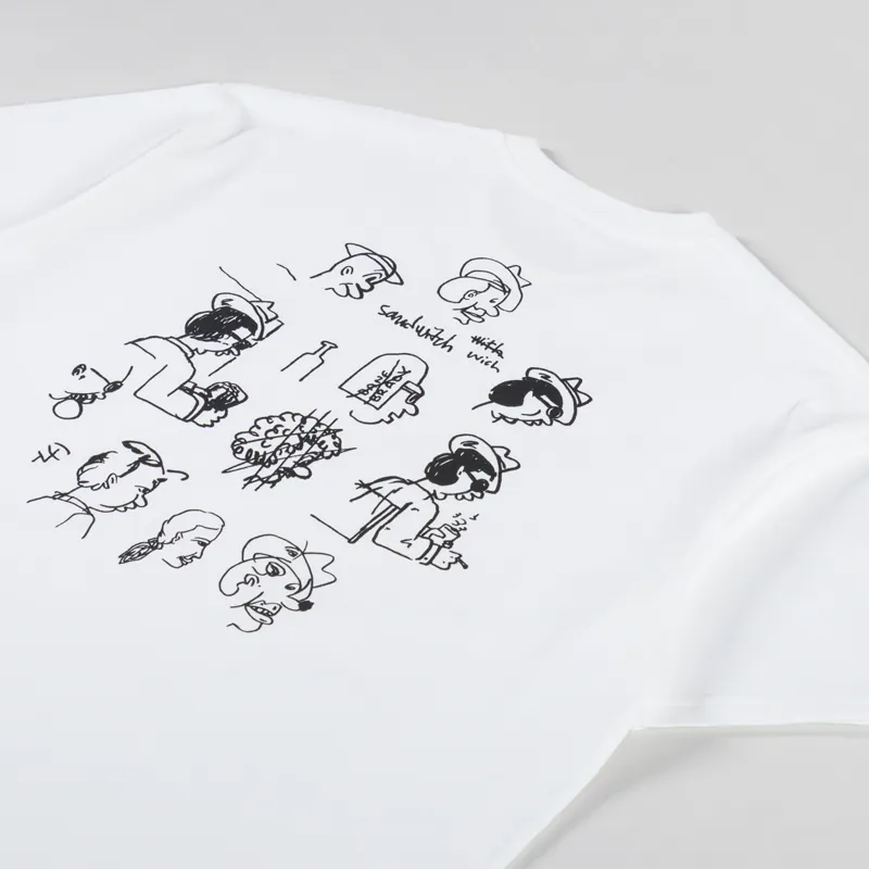 Polar Skate Co. Found T Shirt White-2