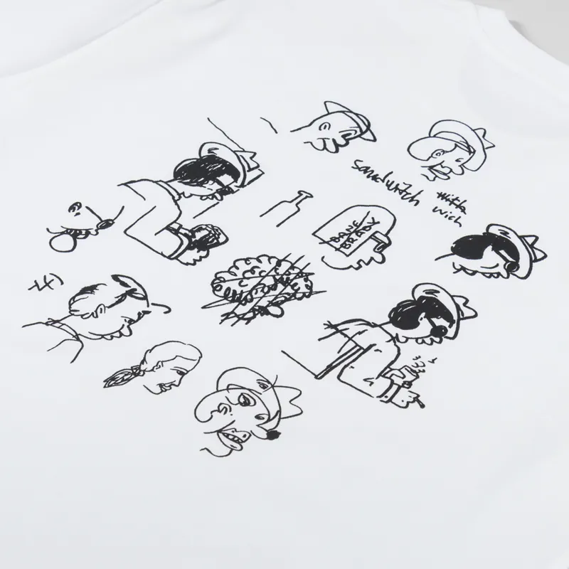 Polar Skate Co. Found T Shirt White-4