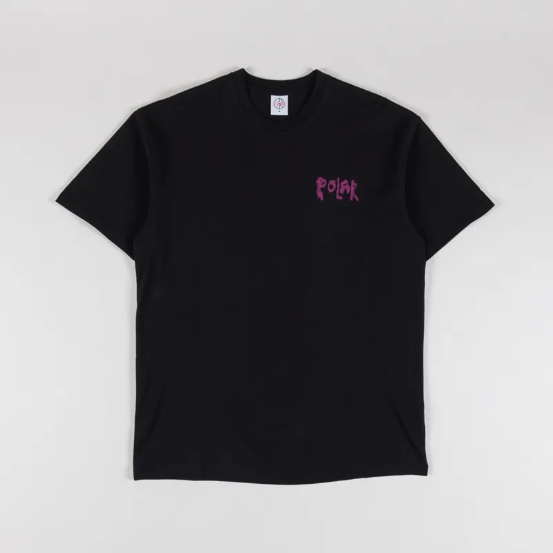 Polar Skate Co. Bear T Shirt Black-1
