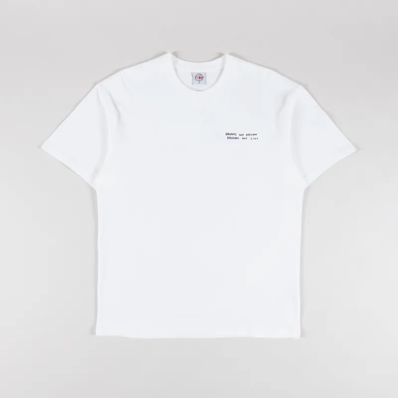 Polar Skate Co. Dreams We Dream T Shirt White-1