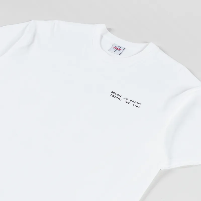 Polar Skate Co. Dreams We Dream T Shirt White-3