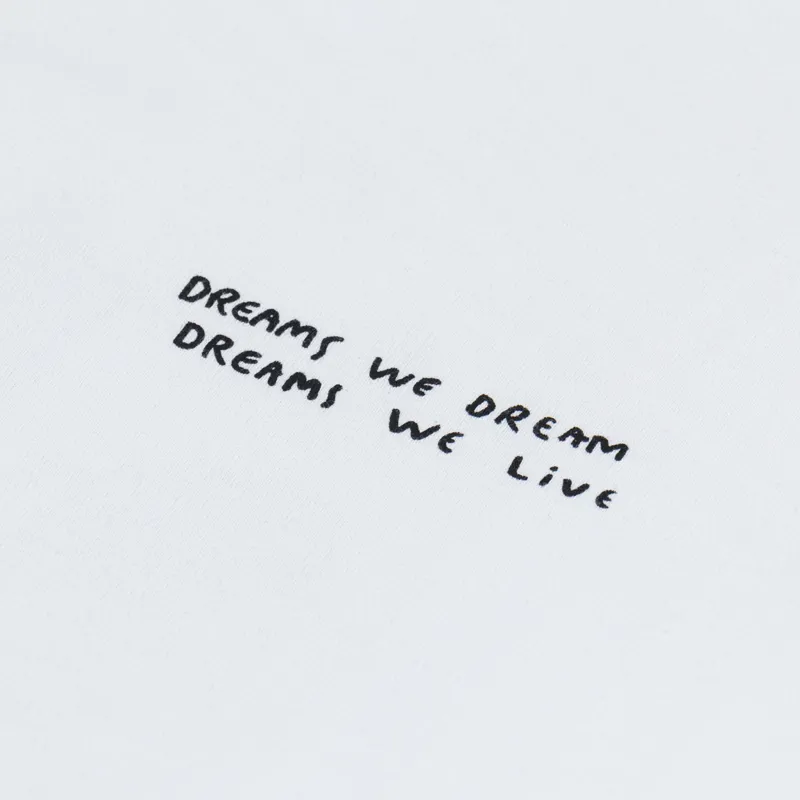 Polar Skate Co. Dreams We Dream T Shirt White-5