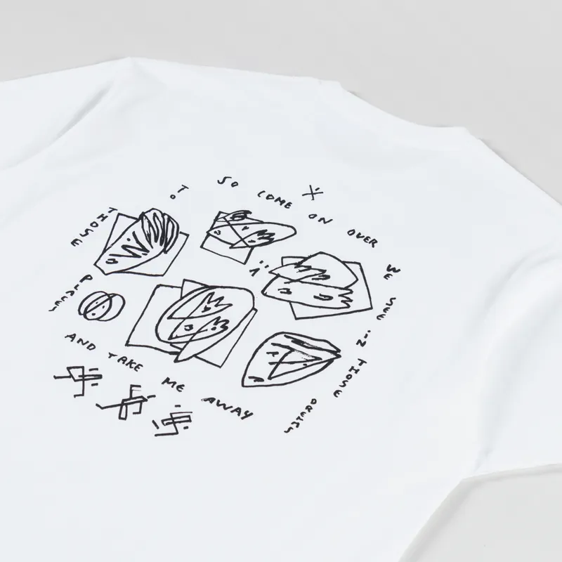 Polar Skate Co. Dreams We Dream T Shirt White-2