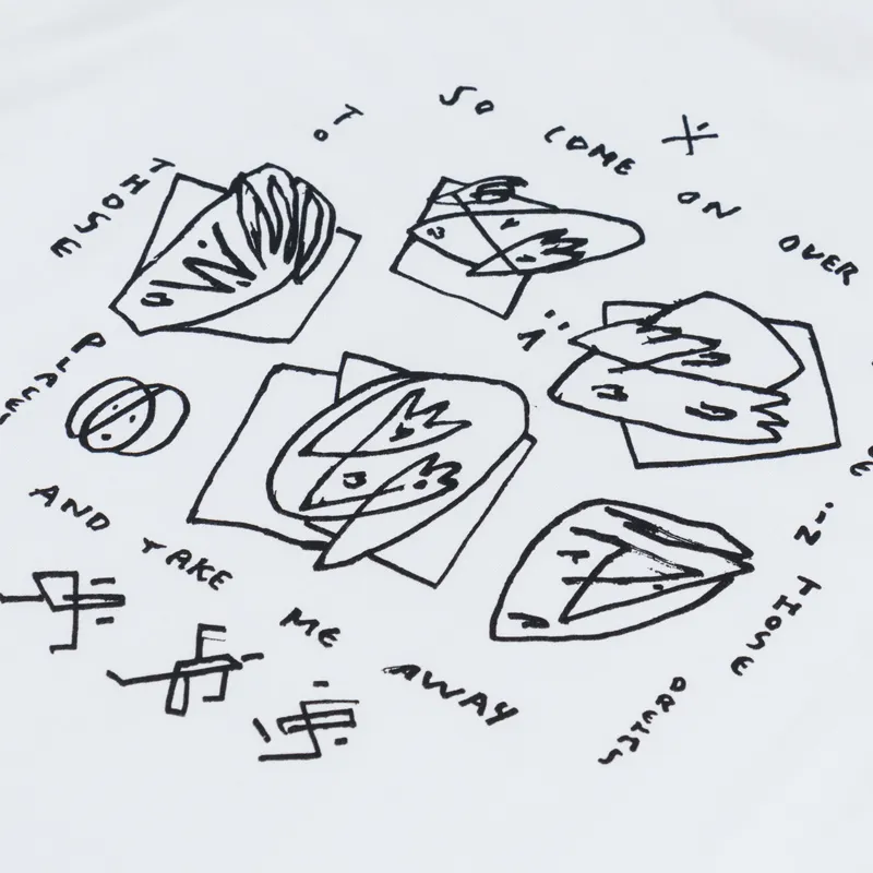 Polar Skate Co. Dreams We Dream T Shirt White-4