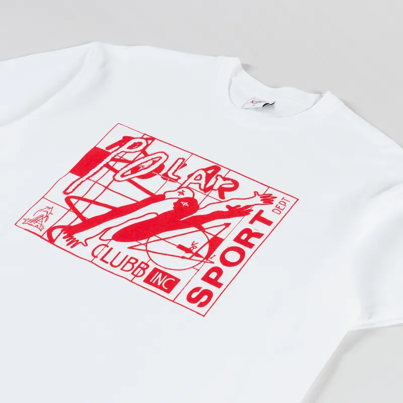 Polar Skate Co. Clubb Inc T Shirt White-1
