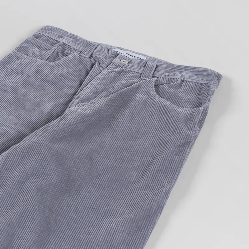 Polar Skate Co. Big Boy Cord Pants Silver-6