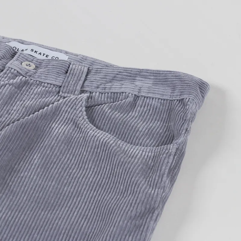 Polar Skate Co. Big Boy Cord Pants Silver-8