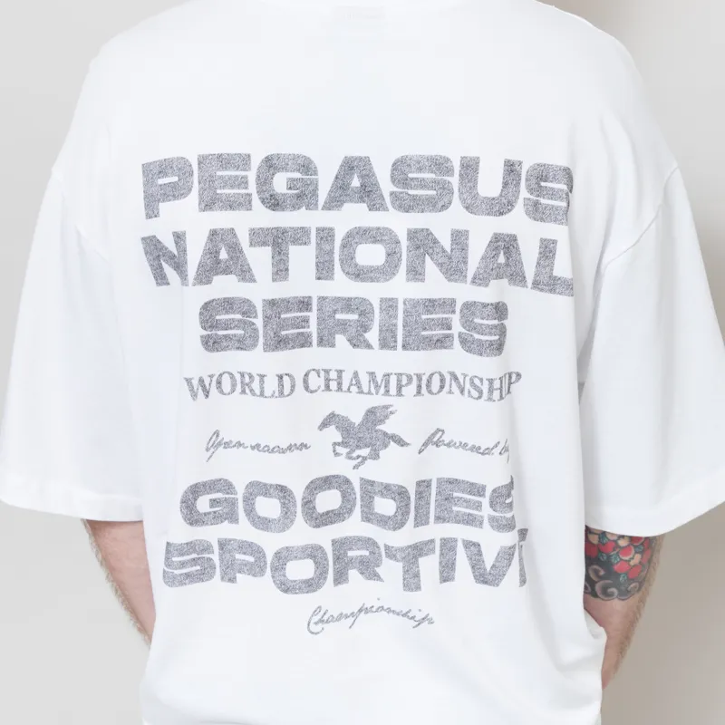 Goodies Sportive Pegasus Series T Shirt White-7