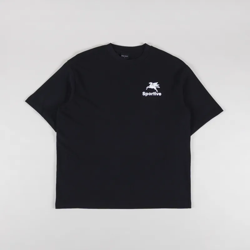 Goodies Sportive Pegasus T Shirt Black-1