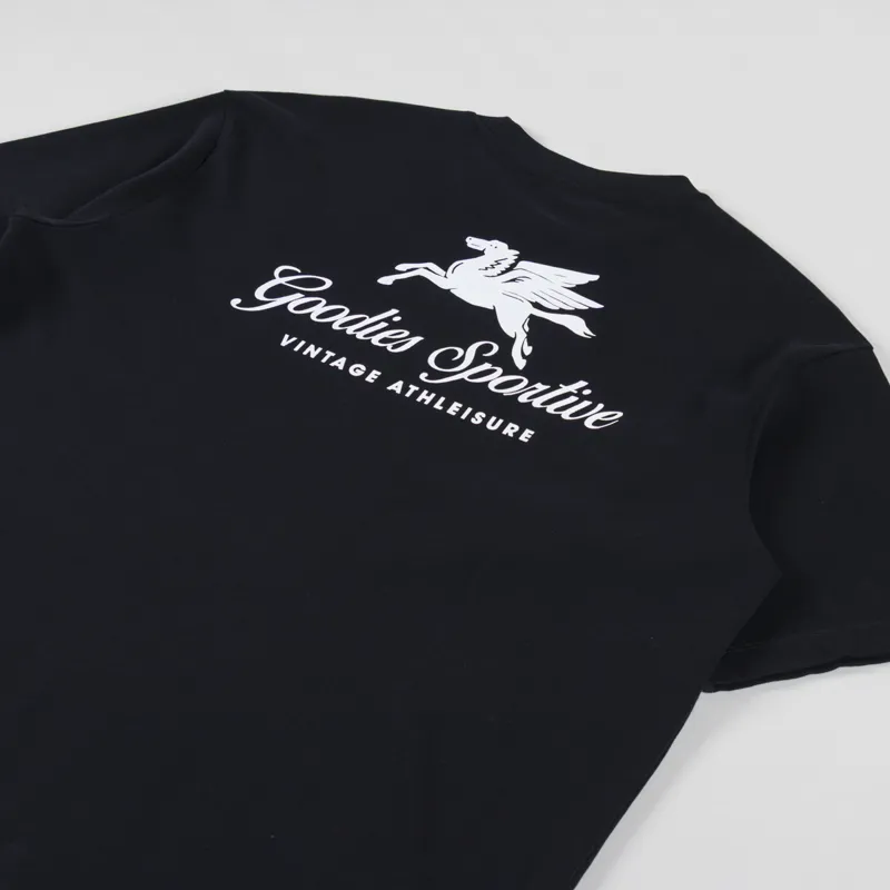 Goodies Sportive Pegasus T Shirt Black-2