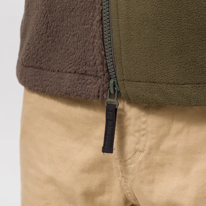 SCRT Patchwork Fleece Jacket Lichen-9