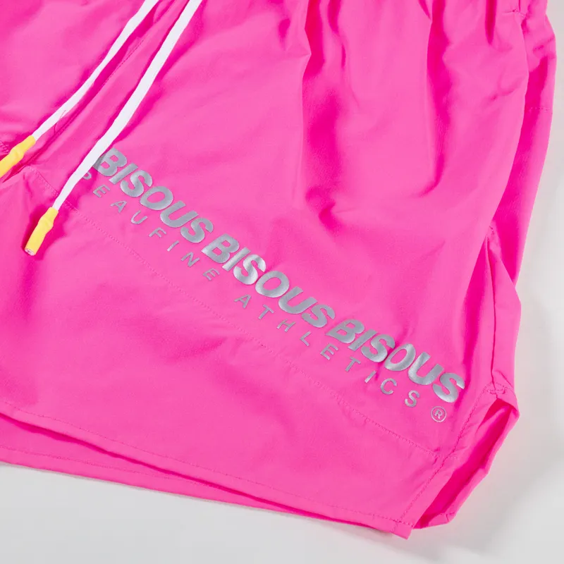 Peaufine x Bisous Patchwork Training Shorts Pink-7