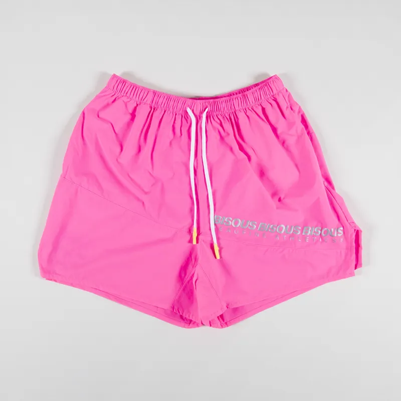 Peaufine x Bisous Patchwork Training Shorts Pink