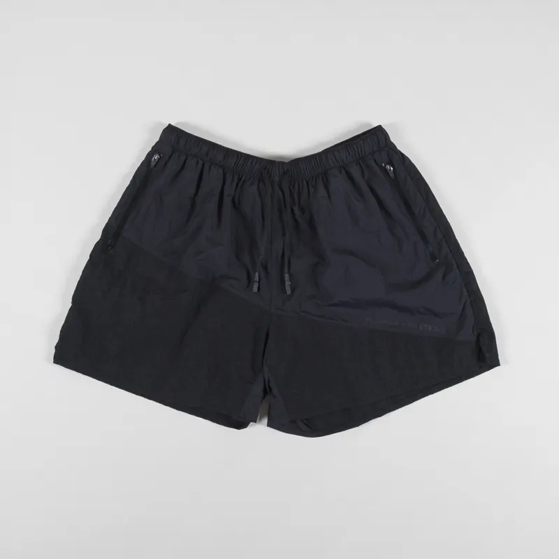 Peaufine Patchwork Training Shorts Black