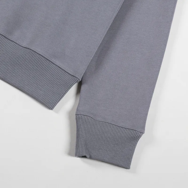 Postal Trip Applique Zip Through Hood Concrete-10