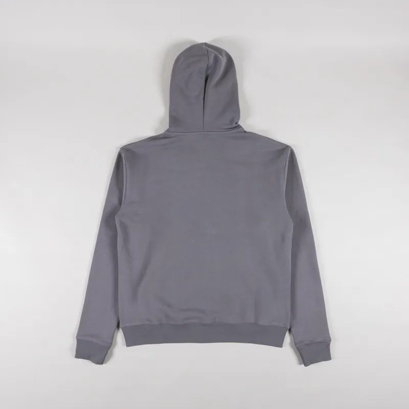 Postal Trip Applique Zip Through Hood Concrete-1