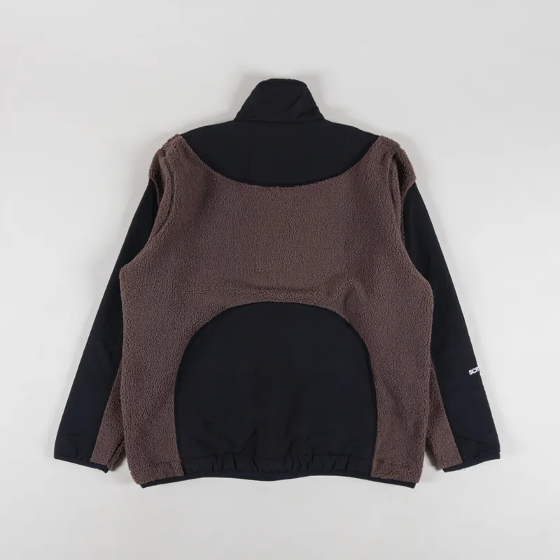 SCRT Portal Fleece Jacket Brown-1