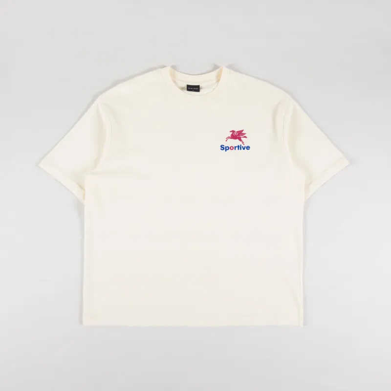 Goodies Sportive Pegasus T Shirt Butter-1