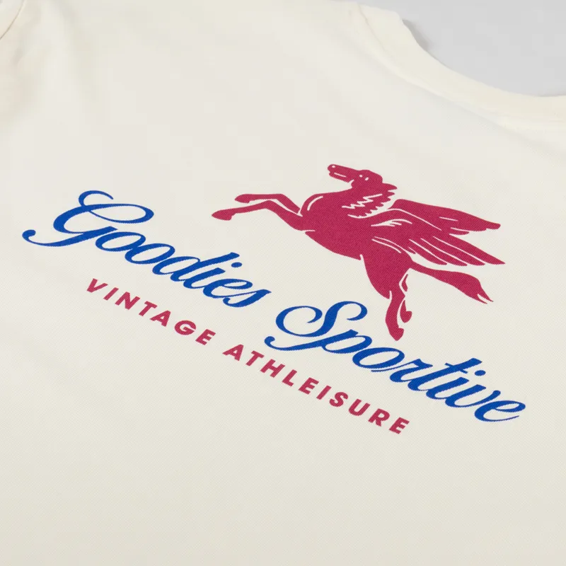 Goodies Sportive Pegasus T Shirt Butter-4