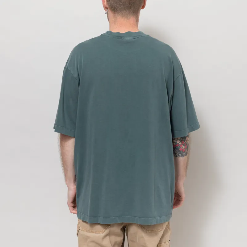 Goodies Sportive Premium Washed T Shirt Cobalt-3