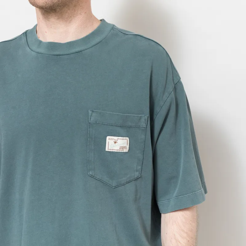 Goodies Sportive Premium Washed T Shirt Cobalt-5