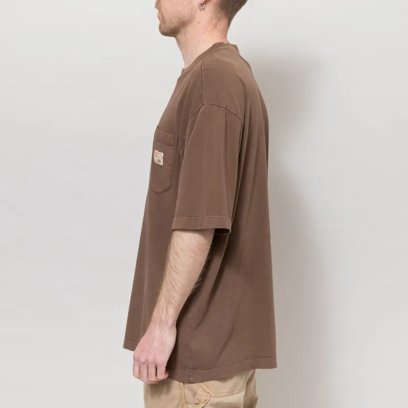 Goodies Sportive Premium Washed T Shirt Chocolate-2