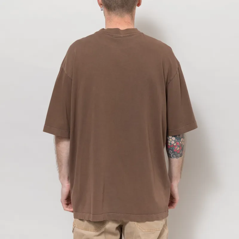 Goodies Sportive Premium Washed T Shirt Chocolate-3