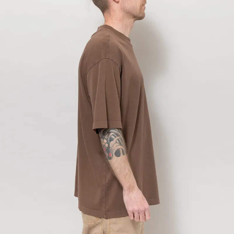 Goodies Sportive Premium Washed T Shirt Chocolate-4