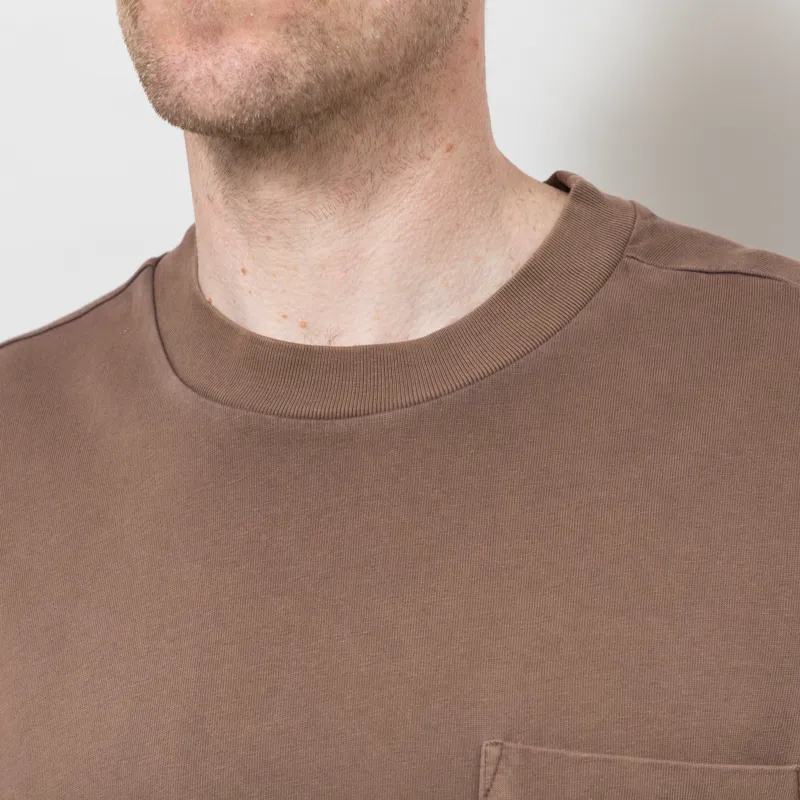 Goodies Sportive Premium Washed T Shirt Chocolate-6