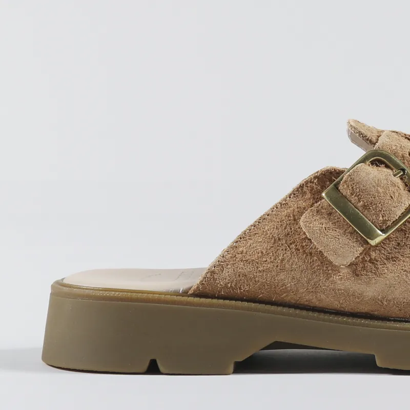 Kleman Womens Pacha VP Mules Oak Camel-5