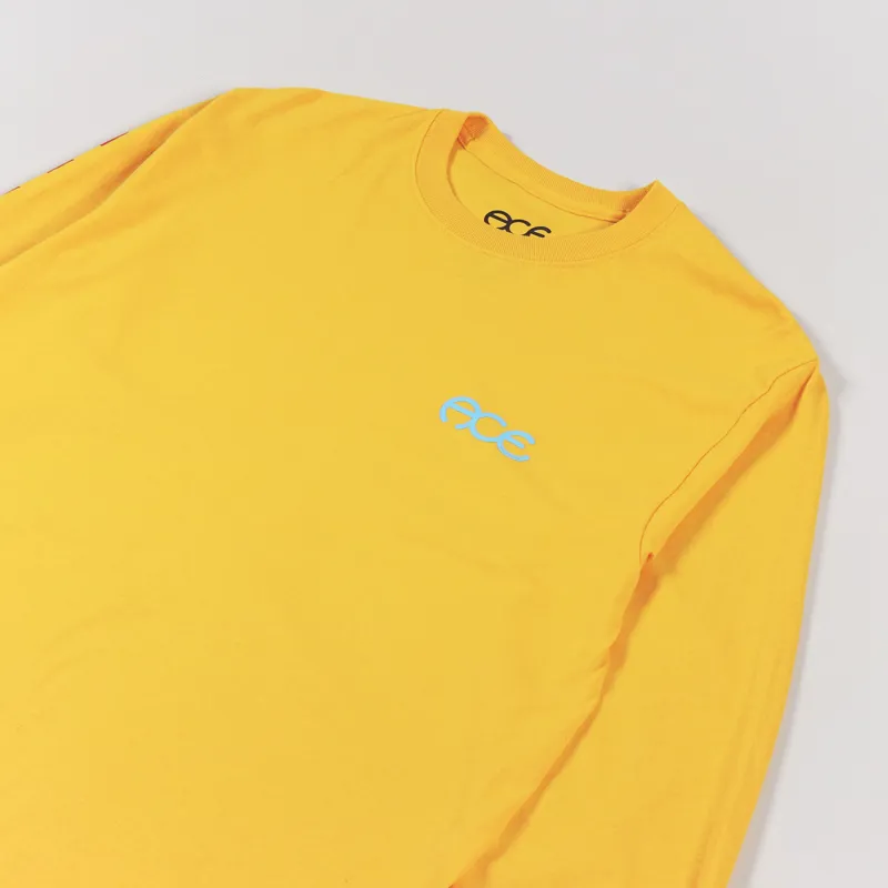 Ace Trucks Paddock Long Sleeve T Shirt Gold-2